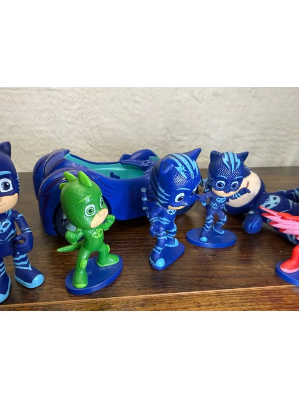 PJ Masks Catboy Car Toy Set With Figures & Plush - 7-Piece Play Bundle